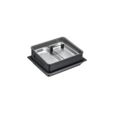 Neff Dampfset Z19DD10X0 für Backöfen, Dampfgareinsatz(grau, 5-teilig)