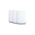 Netgear Orbi WiFi6 Tri-Band Mesh System 3er Set, Mesh Router(weiß)