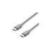 USB-C Stecker(grau, 1 Meter, PD, Laden mit bis zu 100 Watt)