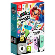 Nintendo Super Mario Party + Joy-Con Set, Nintendo Switch-Spiel(inkl. Joy-Con 2er-Set, neon-grün/neon-pink)