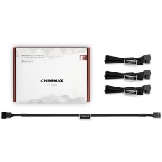 Noctua NA-SEC1 chromax black, Verlängerungskabel(schwarz, 30cm, 4 Stück)