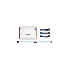 Noctua NA-SEC1 chromax blue, Verlängerungskabel(blau, 30cm, 4 Stück)