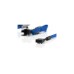 Noctua NA-SEC1 chromax blue, Verlängerungskabel(blau, 30cm, 4 Stück)