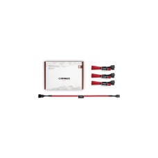Noctua NA-SEC1 chromax red, Verlängerungskabel(rot, 30cm, 4 Stück)