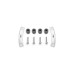 Noctua NM-AM5/4-MP83 Mounting Kit, Befestigung/Montage(schwarz/silber)