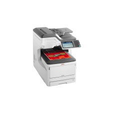 OKI MC853dn, Multifunktionsdrucker(USB/LAN, Kopie, Scan, Fax)