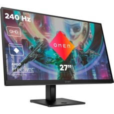 OMEN 27qs, Gaming-Monitor(68.6 cm (27 Zoll), schwarz, QHD, IPS, Curved, DisplayPort, HDMI, HDR 400, Pivot, USB, 240Hz Panel)