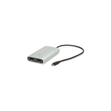 Dual HDMI 4K(silber/schwarz, 26cm, mit DisplayLink)