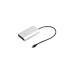 Dual HDMI 4K(silber/schwarz, 26cm, mit DisplayLink)