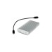 OWC Express 1M2 4 TB, Externe SSD(silber/aluminium, Thunderbolt 4 (USB-C), USB-C)