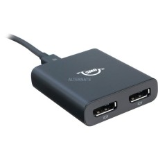 OWC Thunderbolt 3/2x DisplayPort Adapter(schwarz)