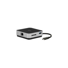 OWC USB-C Travel Dock E, Dockingstation(grau/schwarz, HDMI, USB-A, Gigabit LAN)