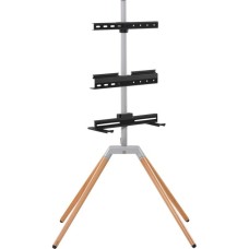 One for all Universal-TV-Ständer Quadpod, Halterung(silber/schwarz)