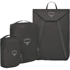 Osprey Ultralight Starter Set, Tasche(schwarz, 2 Packing Cubes, 1 Kleidermappe)