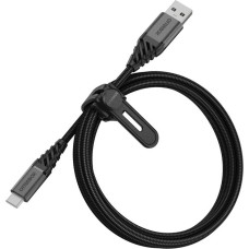 USB-C Stecker(schwarz, 1 Meter, PD, gesleevt)
