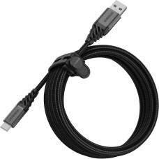 USB-C Stecker(schwarz, 3 Meter, PD, gesleevt)