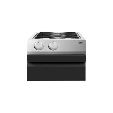 Otto Wilde Grillers Kochfeld C16 Add On, 1 Schublade, Gaskocher(schwarz/edelstahl, für G32 Connected, G32 Smart)