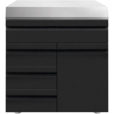 Otto Wilde Grillers S32 1 Tür / 4 Schubladen 490211, Schrank(schwarz)