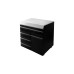 Otto Wilde Grillers S32 1 Tür / 4 Schubladen 490211, Schrank(schwarz)