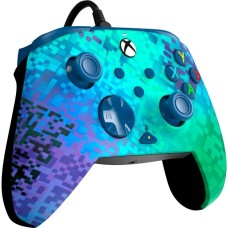 PDP Rematch Advanced Wired Controller - Glitch Green, Gamepad(grün/lila, für Xbox Series X|S, Xbox One, PC)
