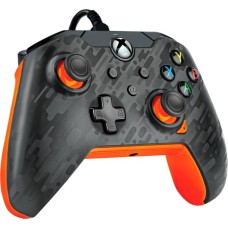 PDP Wired Controller - Atomic Carbon, Gamepad(anthrazit/orange, für Xbox Series X|S, Xbox One, PC)