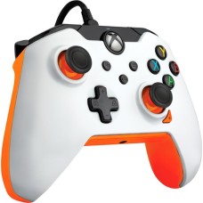 PDP Wired Controller - Atomic White, Gamepad(weiß/orange, für Xbox Series X|S, Xbox One, PC)