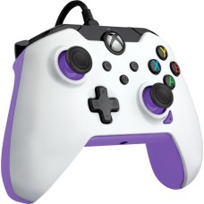 PDP Wired Controller - Fuse White, Gamepad(weiß/lila, für Xbox Series X|S, Xbox One, PC)