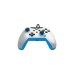 PDP Wired Controller - Ion White, Gamepad(weiß/neon-blau, für Xbox Series X|S, Xbox One, PC)