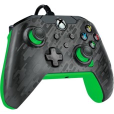 PDP Wired Controller - Neon Carbon, Gamepad(anthrazit/grün, für Xbox Series X|S, Xbox One, PC)