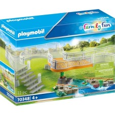 PLAYMOBIL 70348 Family Fun Erweiterungsset Erlebnis-Zoo, Konstruktionsspielzeug