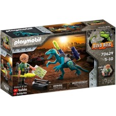 PLAYMOBIL 70629 Dino Rise Uncle Rob: Aufrüstung zum Kampf, Konstruktionsspielzeug