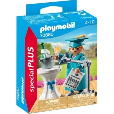 PLAYMOBIL 70880 specialPLUS Abschlussparty, Konstruktionsspielzeug(Mit Mikro und Diplom)