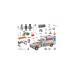 PLAYMOBIL 70936 City Action Rettungs-Fahrzeug: US Ambulance, Konstruktionsspielzeug(Mit Licht und original US Rettungswagen-Sirenen-Sound)
