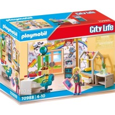 PLAYMOBIL 70988 City Life Jugendzimmer, Konstruktionsspielzeug