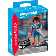 PLAYMOBIL 71164 specialPLUS Mechanikerin, Konstruktionsspielzeug