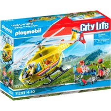 PLAYMOBIL 71203 City Life - Rettungshelikopter, Konstruktionsspielzeug