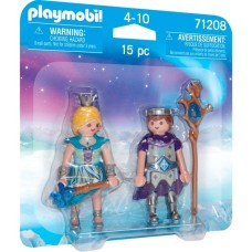 PLAYMOBIL 71208 DuoPack Eisprinzessin und Eisprinz, Konstruktionsspielzeug