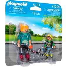 PLAYMOBIL 71209 DuoPack Inline-Hockey, Konstruktionsspielzeug