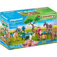 PLAYMOBIL 71239 Picknickausflug mit Pferden, Konstruktionsspielzeug