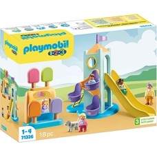 PLAYMOBIL 71326 1.2.3: Erlebnisturm mit Eisstand, Konstruktionsspielzeug