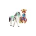 PLAYMOBIL 71358 Horses of Waterfall Ellie & Sawdust mit Westernübung 71358, Konstruktionsspielzeug