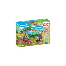PLAYMOBIL 71380 Country Starter Pack Bauernhof Gemüsegarten, Konstruktionsspielzeug