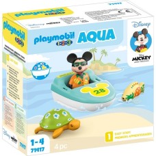 PLAYMOBIL 71417 1.2.3 & Disney: Mickys Bootstour, Konstruktionsspielzeug