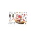 PLAYMOBIL 71418 Pirates Kleines Piratenschiff, Konstruktionsspielzeug
