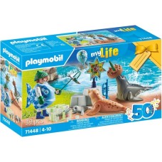 PLAYMOBIL 71448 City Life Tierfütterung, Konstruktionsspielzeug
