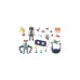 PLAYMOBIL 71450 City Life Forscher mit Robotern, Konstruktionsspielzeug