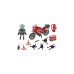 PLAYMOBIL 71466 City Action Feuerwehrmotorrad am Unfallort, Konstruktionsspielzeug