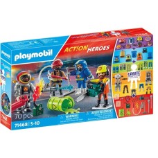 PLAYMOBIL 71468 My Figures: Feuerwehr, Konstruktionsspielzeug