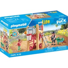 PLAYMOBIL 71475 City Life Starter Pack Zimmerin on Tour, Konstruktionsspielzeug