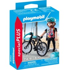 PLAYMOBIL 71478 specialPLUS Rennradfahrer Paul, Konstruktionsspielzeug